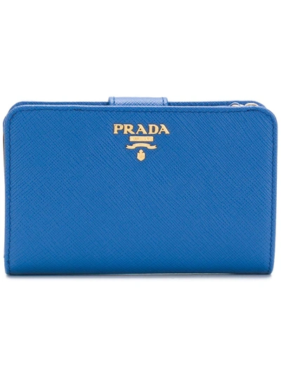 Shop Prada Logo Plaque Cardholder