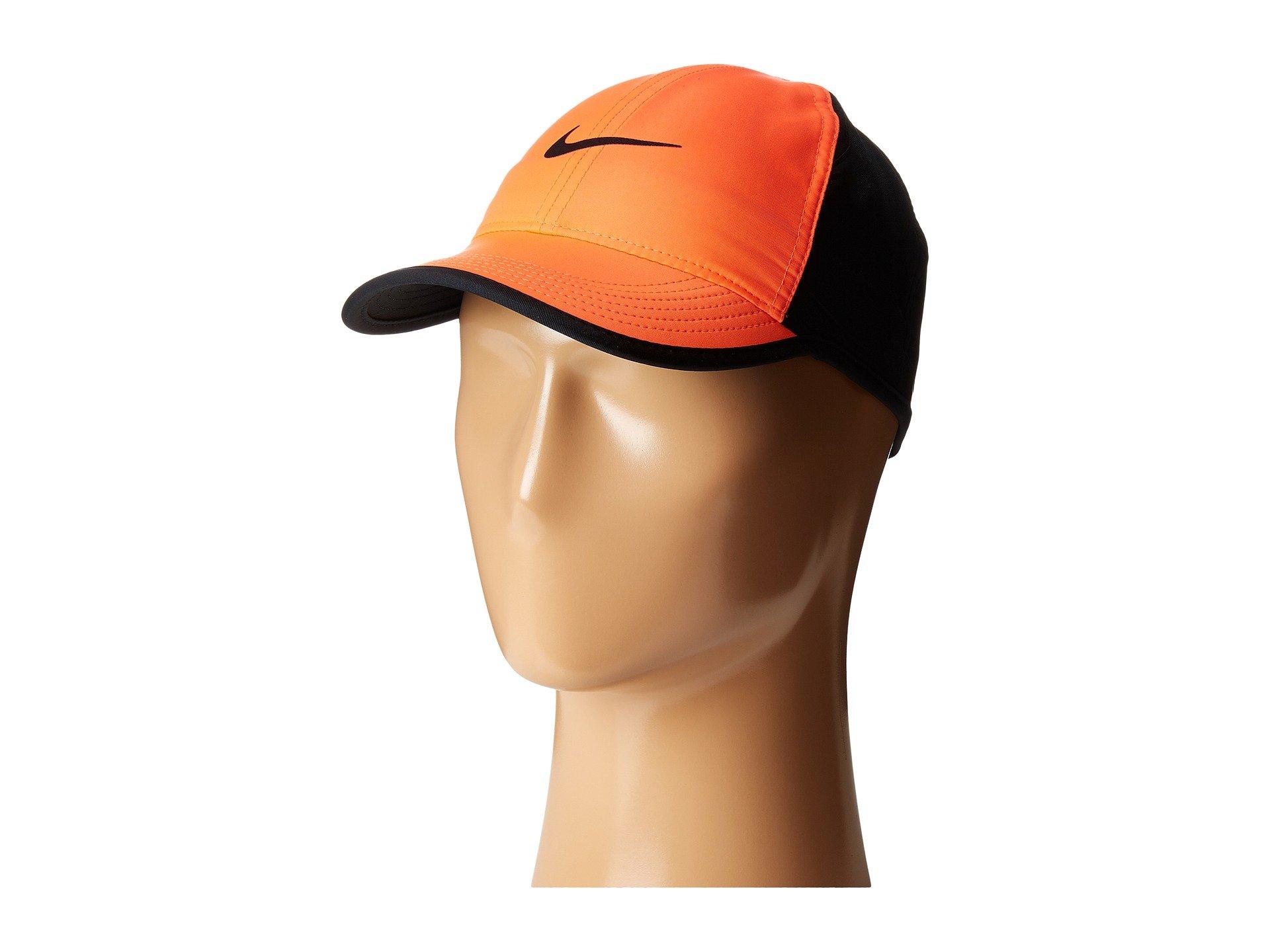 orange and black nike hat