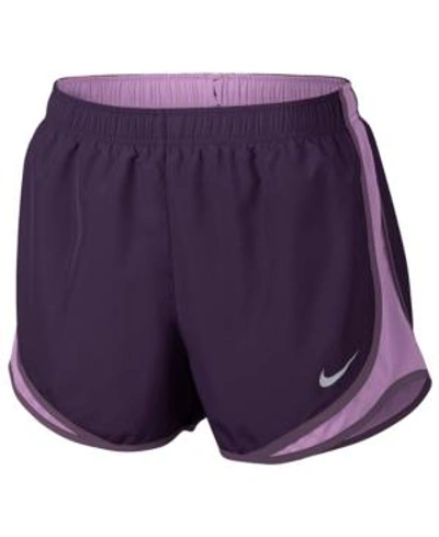 Shop Nike Dry Tempo Running Shorts In Grand Purp/practical Rose