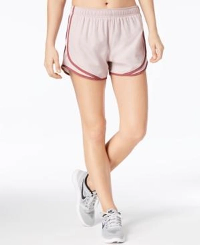 Shop Nike Dry Tempo Running Shorts In Particle Rose/wolf Grey