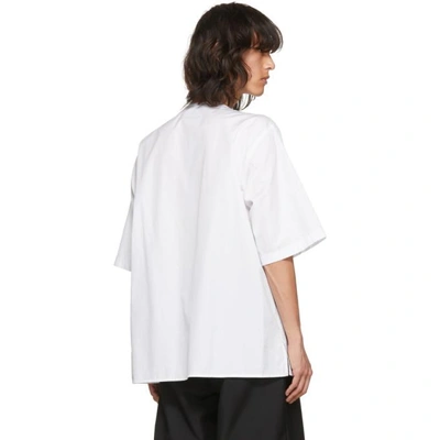 White Overlap Pocket Shirt 