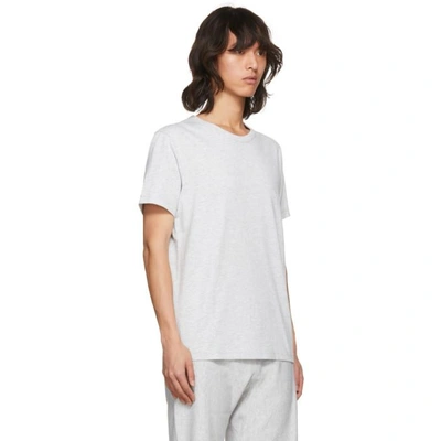 Shop Champion Reverse Weave Grey Basic T-shirt In Loxgm Em004
