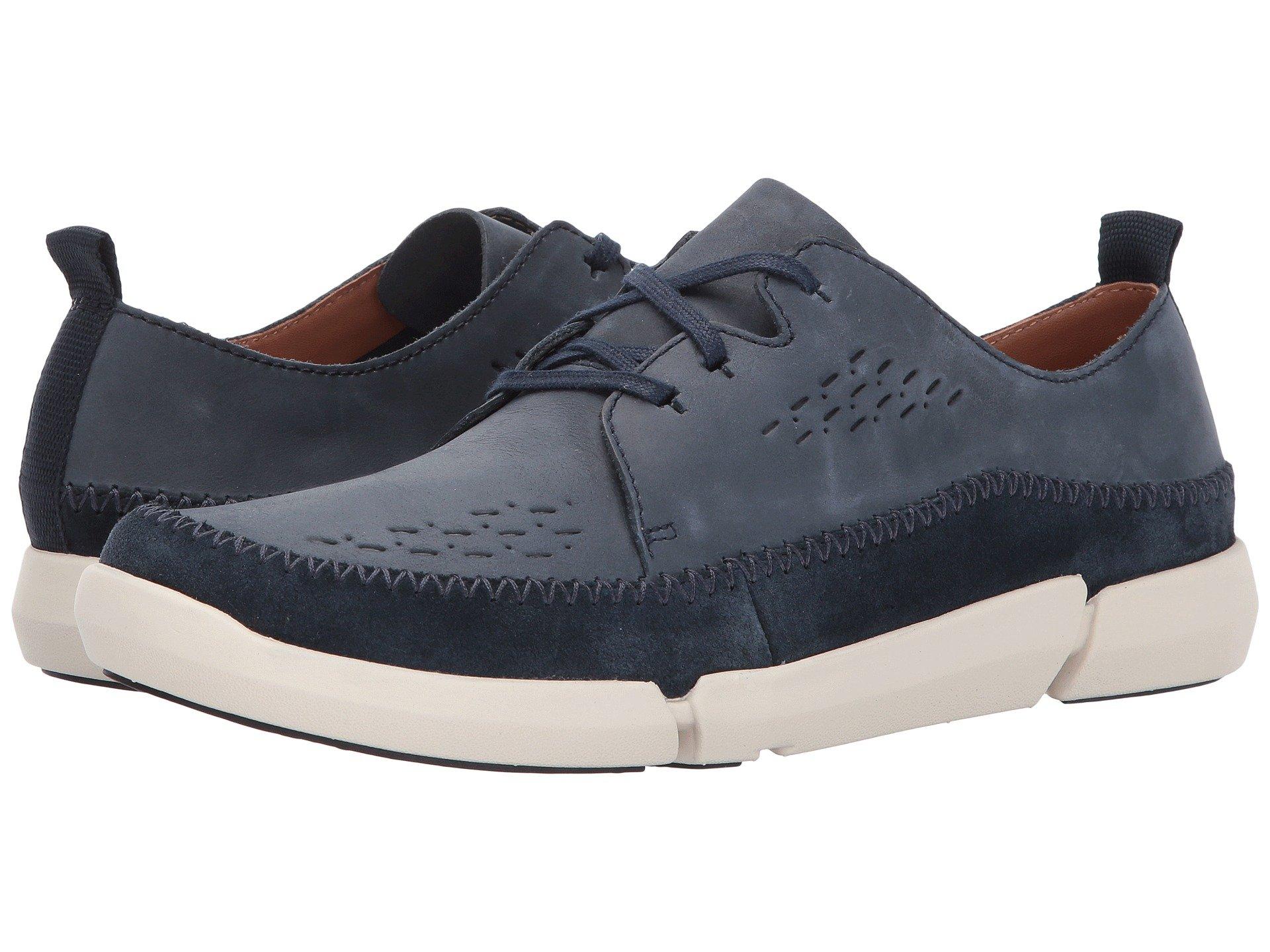 navy nubuck clarks