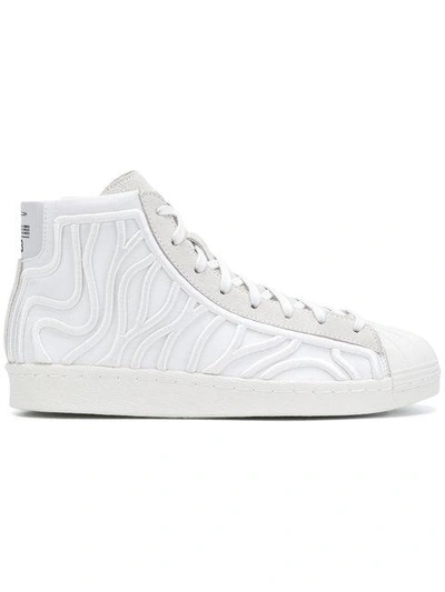 Shop Y-3 Shishu Super Sneakers - White