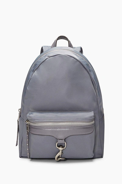 Shop Rebecca Minkoff Grey Always On M.a.b Backpack |