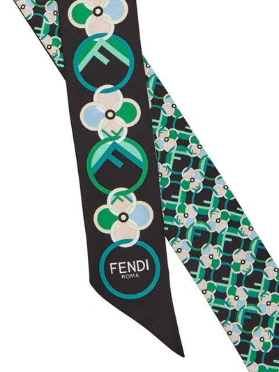 Shop Fendi Flower Wrappy - Green