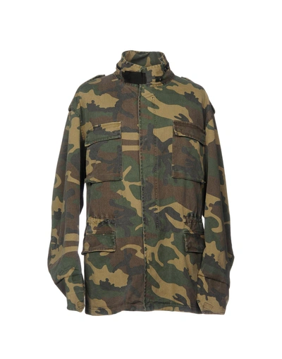Shop Yeezy Jackets In Military Green