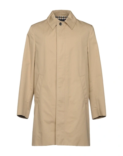 Shop Aquascutum Full-length Jacket In Camel