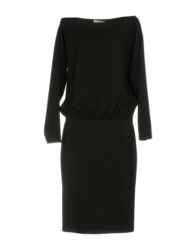 Shop Givenchy Knee-length Dresses In Dark Brown