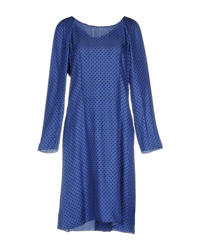 Shop Marni Knee-length Dress In Blue