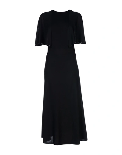 Shop Valentino Long Dress In Black