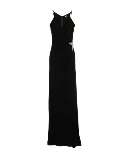 Shop Just Cavalli Long Dress In Black