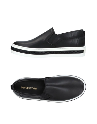 Shop Sergio Rossi Sneakers In Black