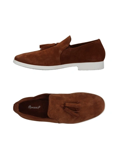 Shop Rocco P Loafers In Brown