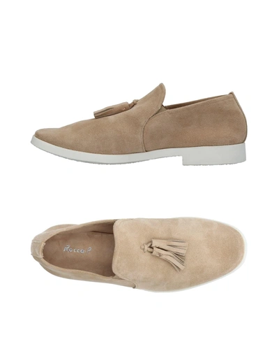 Shop Rocco P. Loafers In Beige