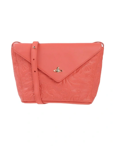Shop Vivienne Westwood Handbags In Coral