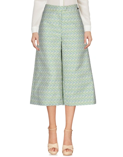 Shop Alessandro Dell'acqua Cropped Pants & Culottes In Green
