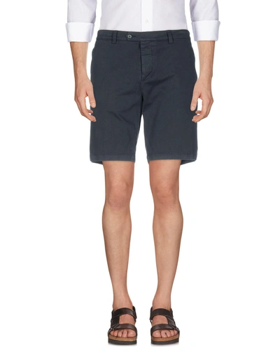 Shop Ami Alexandre Mattiussi Shorts & Bermuda In Dark Blue