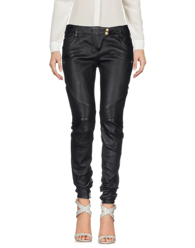 Shop Balmain Pants In Black