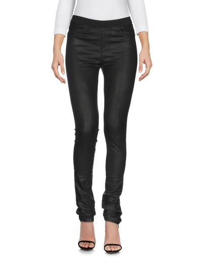 Shop Zadig & Voltaire Woman Leggings Black Size 4 Lyocell, Cotton, Elastomultiester, Elastane