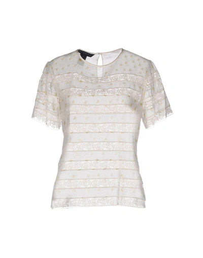 Shop Marc By Marc Jacobs Blouse In Ivory