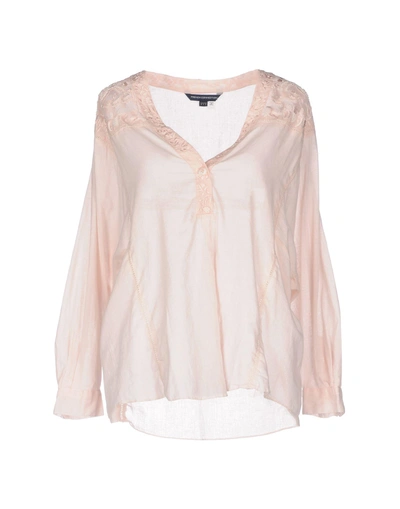 Shop French Connection Blouses In Light Pink