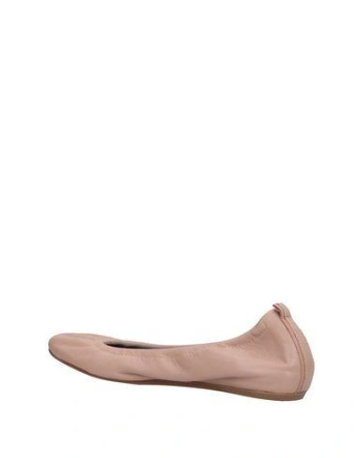 Shop Lanvin Ballet Flats In Skin Color