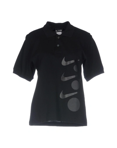 Shop Comme Des Garçons Polo Shirts In Black