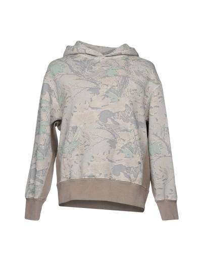 Shop Yeezy Hooded Sweatshirt In Grey