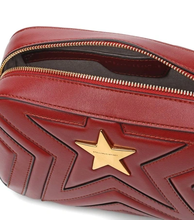 Shop Stella Mccartney Stella Star Small Faux-leather Shoulder Bag