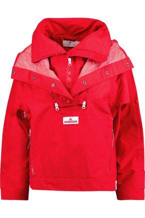 Adidas By Stella Mccartney Woman Hooded Faille Ski Jacket Red Modesens