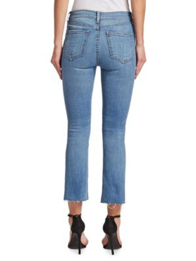 Shop Rag & Bone Hana Crop Medium Wash Jeans In Levee