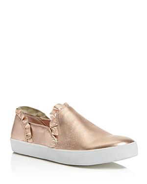 kate spade lilly sneakers rose gold