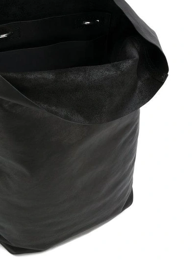 Shop Werkstatt:münchen Open Top Backpack In Black
