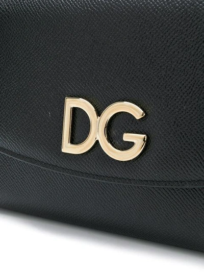 Shop Dolce & Gabbana Wallet On A Chain - Black