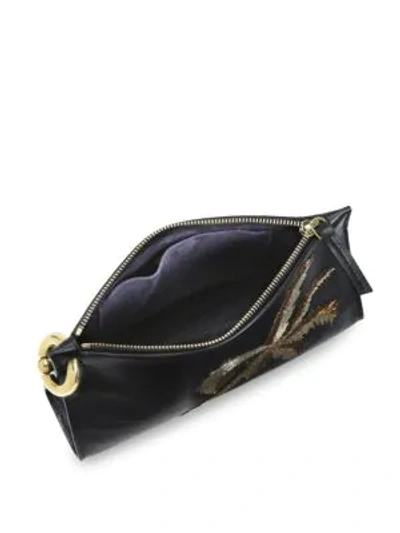 Shop A.l.c Leather Pouch In Black