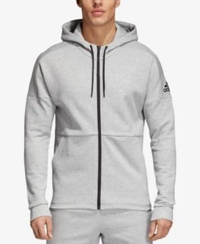 Adidas Originals Adidas Men's 36 Hours Stadium Zip Hoodie In Grey | ModeSens