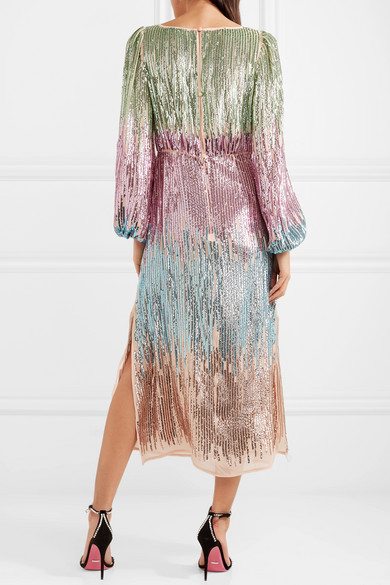 rixo coco sequin dress