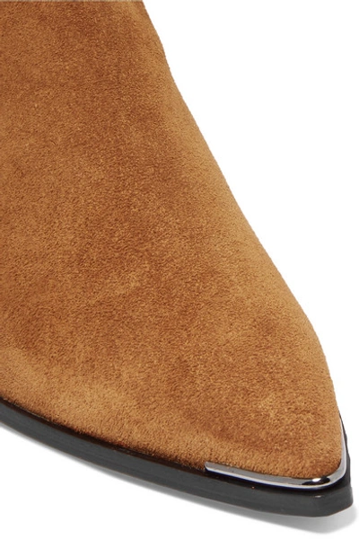 Shop Acne Studios Jensen Suede Ankle Boots In Tan