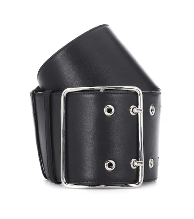 Shop Altuzarra Leather Belt In Black