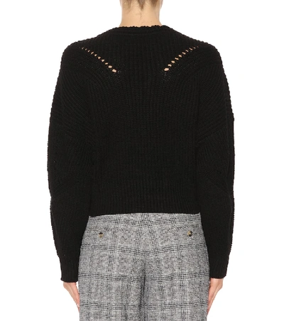 Shop Isabel Marant Laley Lace-up Sweater In Black