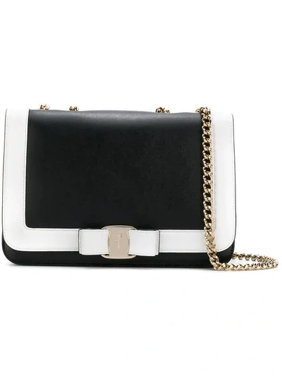 Shop Ferragamo Vara Shoulder Bag