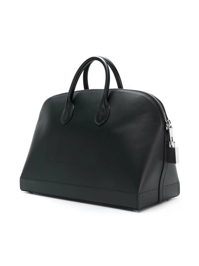 Shop Calvin Klein 205w39nyc Logo Embossed Tote Bag - Black