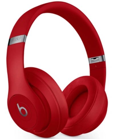 Shop Beats By Dr. Dre Studio 3 Noise-cancelling Wireless Headphones In Red