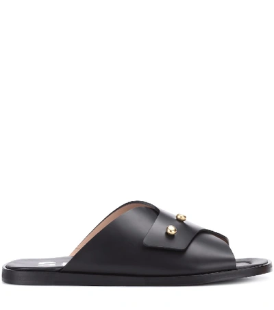 Jeg tror, ​​jeg er syg lunge at donere Acne Studios Jilly Studded Slide Sandal In Black | ModeSens