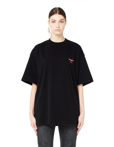 Vetements Libra Cotton T-shirt In Black | ModeSens