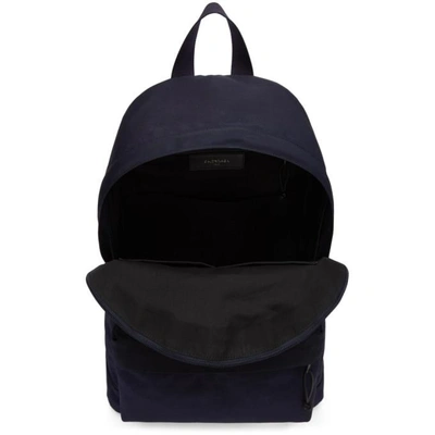 Shop Balenciaga Blue Homme Explorer Backpack In 4160 - Bleu