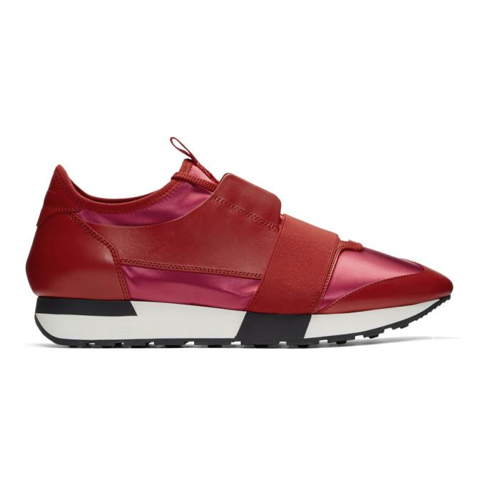 balenciaga runner rouge