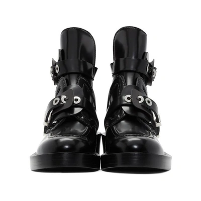 Shop Balenciaga Black Ceinture Boots In 1000 Black