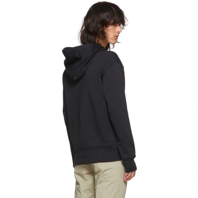 Shop Acne Studios Black Fellis Hoodie